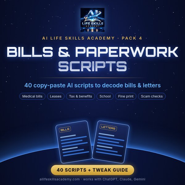 Bills & Paperwork Scripts cover